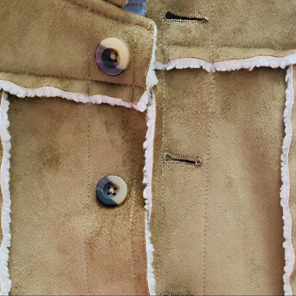 GYMBOREE | Mustard | FAUX SUEDE COAT